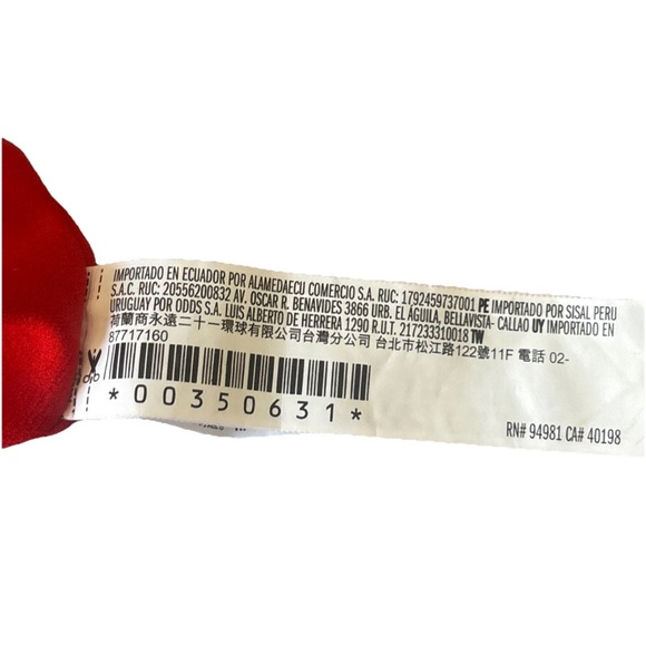 H&M Red Twist Knot Headband 100% Polyester Bold Statement Hair Accessory - Picture 8 of 10